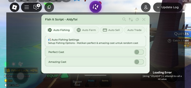 Fish It Script Dashboard